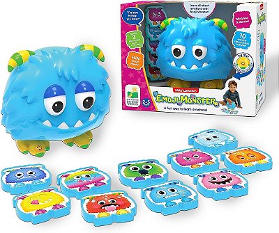 A Jornada de Aprendizado Inicial do Monstro Emoji - Brinquedos e Presentes de Aprendizado para Meninos e Meninas de 2 Anos em Diante.