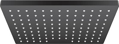 Chuveiro de teto hansgrohe Vernis Blend 9 polegadas 1 jato completo em preto fosco, 1,75 GPM, 26283671