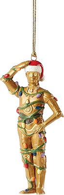 Enfeite de Natal Star Wars C-3PO da Lenox 894898