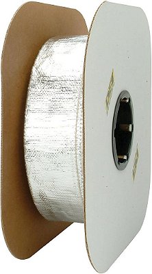 Capa Térmica de Engenharia de Design 010404B50 1-1/4 I.D. x 50ft Aluminizado para Proteção Final de Alta Temperatura