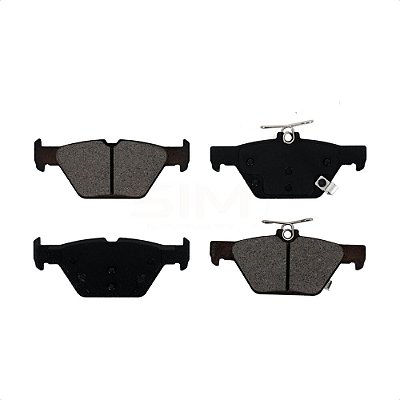 Pastilhas de freio traseiras semi-metálicas SIM-1808 para Subaru Outback Legacy Forester Crosstrek Ascent WRX