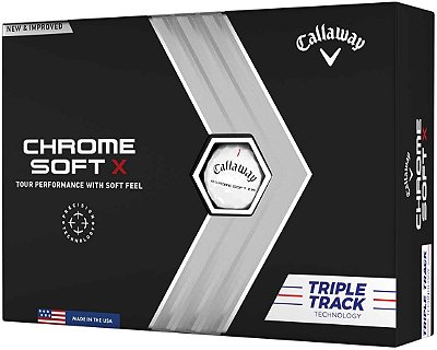 Bolas de golfe Callaway Golf 2022 Chrome Soft X