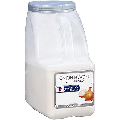 McCormick Culinary Onion Powder, 5.5 lb - Um recipiente de 5,5 libras de Tempero de Cebola em Pó a granel, perfeito para molhos, molhos, sopas, patês e muito mais