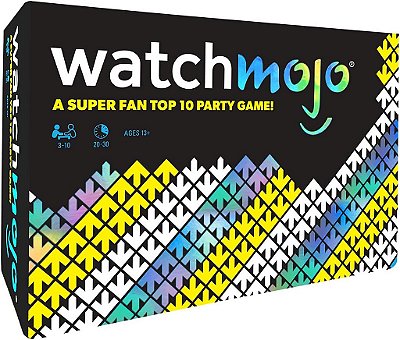 WatchMojo: Um Super Jogo de Festa para Fãs, 400 Cartas Inclusas, Tabuleiro de Jogo, Placar de Pontuação Apenas e Marcador, para 3 a 10 Jogadores, Tempo de Jogo de 20