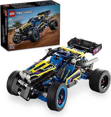 LEGO Technic Buggy de Corrida Off-Road: Brinquedo para Montar, Brinquedo Legal para Meninos, Meninas e Crianças de 8 Anos que Amam Rally, Carro de Corrida com Motor de 4 Cilindros