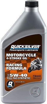Óleo sintético para motocicleta Quicksilver Full Synthetic