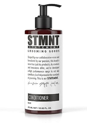 STMNT Grooming Goods Condicionador | Amacia o Cabelo | Restaura o Brilho | Fórmula Hidratante com Carvão Ativado e Mentol | Todos os Tipos de Cabelo