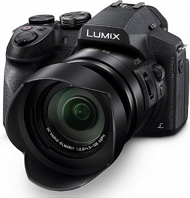 Câmera digital Panasonic LUMIX FZ300 com zoom longo, 12.1 megapixels, sensor de 1/2.3 polegadas, vídeo 4K, WiFi, corpo à prova d'água e à prova de poeira, l