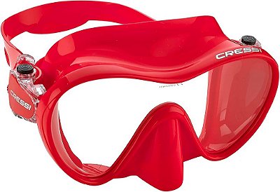 Cressi F1, Máscara de mergulho e snorkel sem moldura - Vedação perfeita em silicone - Cressi: Qualidade desde 1946