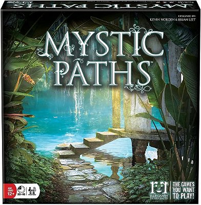 Jogos R&R Mystic Paths, Jogo de Tabuleiro Cooperativo para Adultos e Crianças, Jogos de Cartas para Noite em Família