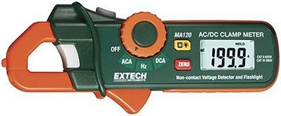 Extech MA120 Mini 200 Amp AC/DC Detector de Corrente com Garra(assigns)