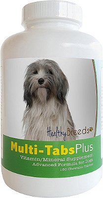 Raças Saudáveis Tibetan Terrier Multi-Tabs Plus Comprimidos Mastigáveis 180 Contagem.