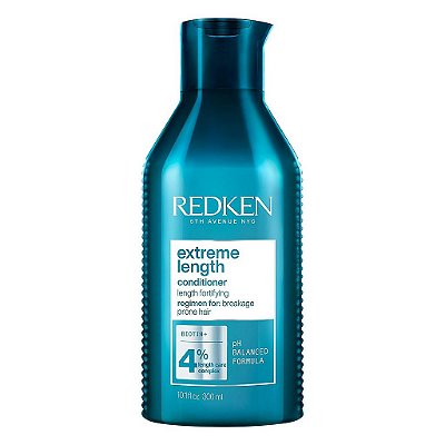 Condicionador Redken Extreme Length | Com Biotina e Óleo de Rícino | Para crescimento capilar | Fortalece, fortalece e condiciona o cabelo