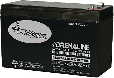 Wildgame Inovações 12 Volts eDRENALINE Bateria Recarregável Estilo Tab, Multicores, Tamanho Único (WGI-WGIBT0011)