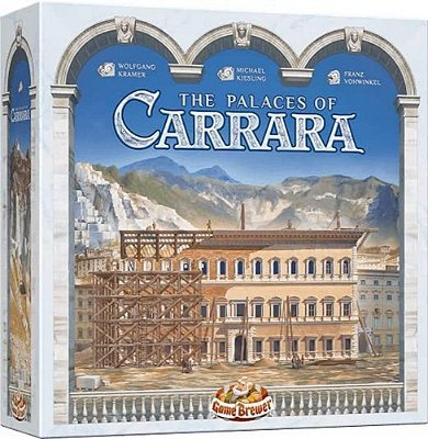 Os Palácios de Carrara (2ª Edição) - Jogo de Tabuleiro da Game Brewer para 2-4 Jogadores - Jogos de Tabuleiro para a Família - 60-90 Minutos de Jogo - Jogos para Noite de Jogos