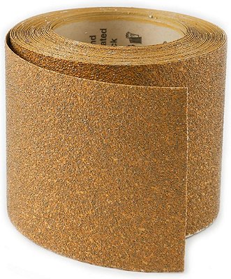 Rolo de lixa de óxido de alumínio de peso pesado dourado 40 Grit PSA Stick-On Karebac RHW40, 4-1/2 x 10 yd