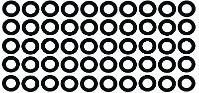 Vedação de anel de borracha CRG7106.300.125.150X50 7106, 60 Durometer, 3.5 ID, Neoprene, Tamanho de tubo de 3, Espessura de 1/8, Classe