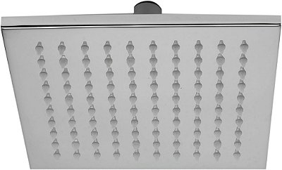 Cabeça de chuveiro de chuva LED de cores múltiplas quadrada de 8 em cromo polido da marca ALFI