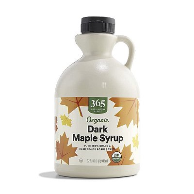 365 por Whole Foods Market, Xarope de Maple Escuro Grau A Orgânico, 32 Fl Oz