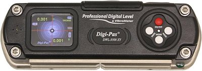 Nível Mestre de Mecânico Digital de Eixo Duplo Digi-Pas DWL3500XY com Resolução de 0,001 Graus, Preto