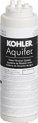 Filtro de Cartucho de Substituição Único Kohler 77687-NA Aquifer, 1 Contagem (Embalagem de 1)