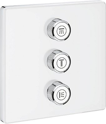 Grohe 29158LS0 Grohtherm Smartcontrol Triple Volume Control Trim, sem SmartBox, Moon White -> Grohe 29158LS0 Grohtherm Smartcontrol Triplo Controle de Volume, sem SmartBox, Moon White