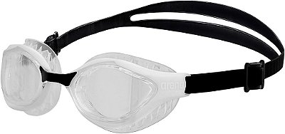 Óculos de natação para treino anti-embaçante swipe Air-Bold Unisex Adult da ARENA com vedação acolchoada para homens/mulheres, ajuste grande, lente espelhada/não espelhada.
