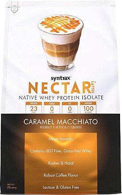 Syntrax Nectar Lattes: Caramel Macchiato (2lb Bag), A embalagem pode variar
