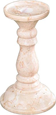 Suporte para vela de mármore Creative Home 74603, Champagne Matte, 4,75 por 8,75 polegadas