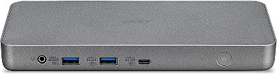 Acer USB Type-C Dock D501 Certificado Funciona com Chromebook | 2x HDMI 2.0 | 2x DP | 1 x USB Type-C | 2 x USB 3.1 Gen2 | 4 x USB 3.1 Gen1 | Ethernet