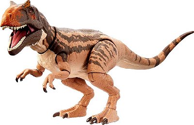 Figura de dinossauro Metriacanthosaurus da coleção Hammond de Jurassic World Jurassic Park da Mattel, tamanho médio, design detalhado com 17 articulações