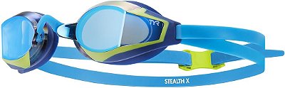 Óculos de natação adulto TYR Stealth-X Race espelhados