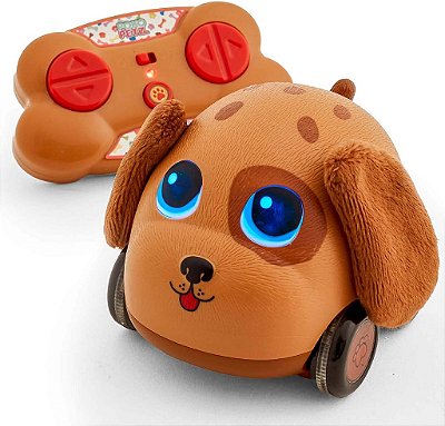 Poko Petz, Carro de Controle Remoto para Crianças Brinquedos de Cachorro - 2.4GH para Meninos e Meninas, Brinquedos Infantis com Luz, Cantando, Falando, Brinquedos Pré-Es