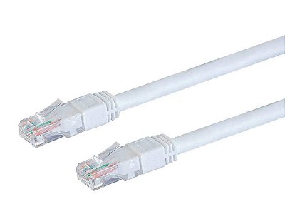Cabo de Patch Ethernet Cat6 para Uso Externo da Monoprice - 75 pés - Branco | RJ45 sem presilha, Trançado, 550MHz, UTP, Fio de Cobre Puro Nu, 24AWG