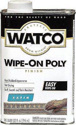 Rust-Oleum Watco 68141 Acabamento de Poliuretano para Limpeza, Quarto, Acetinado