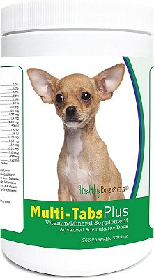 Título traduzido: Comprimidos mastigáveis ​​mais multivitaminas para Chihuahua- Healthy Breeds - 365 comprimidos