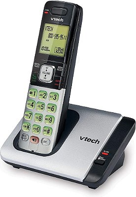 Telefone sem fio VTech CS6719 com identificador de chamadas/chamada em espera.