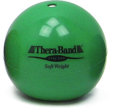 THERABAND Soft Weight, 4.5 Diâmetro, Bolas Ponderadas para Beisebol, Bolas Ponderadas para Softbol, Isotônicos em Forma de Bola para Fortalecimento de Ombro, Manguito Rotador