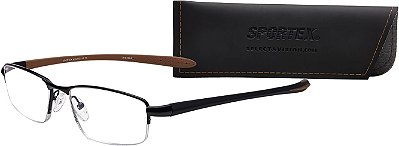 Óculos de leitura marrom Select-A-Vision mens Sportex Ar4145, marrom, 30,8 mm US