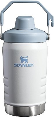 Jarra de fluxo rápido Iceflow Stanley | Copo de água de aço inoxidável reciclado | Mantém a bebida gelada por horas | Alça de transporte fácil