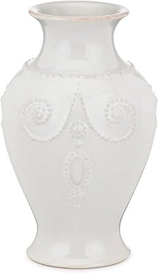 Vaso de Buquê Lenox French Perle Branco 8, 2,10 LB