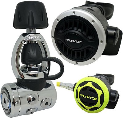 Regulador para mergulho Palantic SCR-03-YOKE-NA-OC e Combinação de Octopus AS105 Yoke