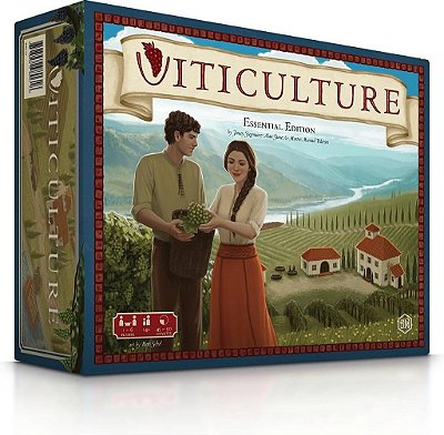 Stonemaier Games: Viticulture Edição Essencial (Jogo Base) | Crie a Vinícola Toscana Mais Próspera | Jogo de Tabuleiro Estratégico para Adultos e Família | 1-6 Jogadores, 90 Min,