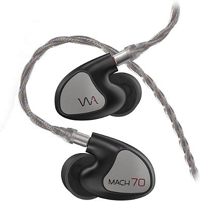 Westone Audio - Mach 70 Fones de ouvido com fio Universal IEM - 7 Drivers Balanceados para Músicos Profissionais com Monitor Intra-Auricular e Cabo Linum® ESTRON ULTRABaX™ T2
