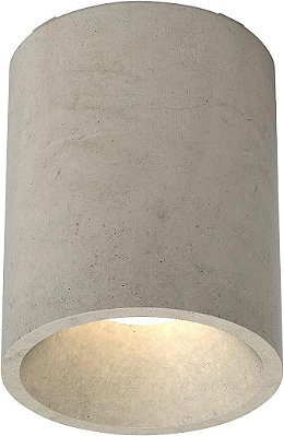 Luminária downlight redonda Astro Kos LED Dimmable Coastal (concreto fosco) - Classificação para áreas úmidas - Lâmpada LED COB, Projetada na Grã-Bretanha - 1326049-3 anos de garantia