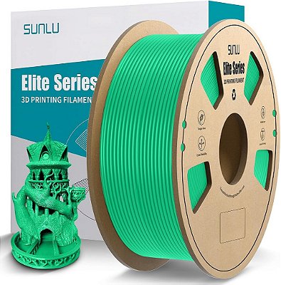 Filamento de Impressora 3D PLA Elite SUNLU - Filamento PLA 1,75mm, Compatível com a Maioria das Impressoras 3D FDM, Filamento de Impressão 3D PLA 1,75mm Enrolado de Forma Ordenada