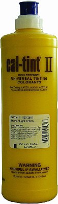 Cromaflo 830-2501 Cal-Tint II 16 onças Colorantes, Amarelo Claro.