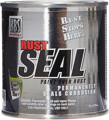 Revestimento de ferrugem preto brilhante KBS 4201 RustSeal - 8 fl. oz.