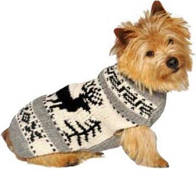 Suéter para cachorro Chilly Dog Black Southwest (XX-Small)