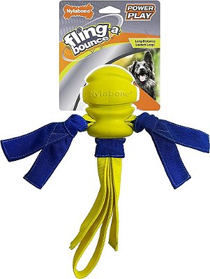 Brinquedo para Busca e Recolha Nylabone Power Play para Cães Fling-a-Bounce Grande (1 Unidade)
